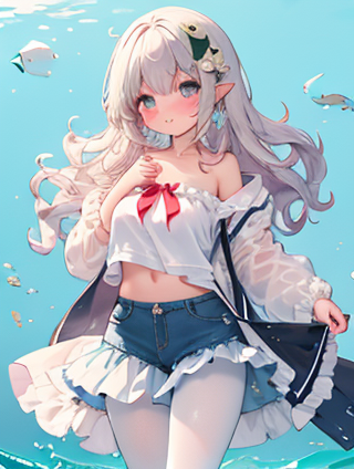 蓝色与三种色彩的完美碰撞